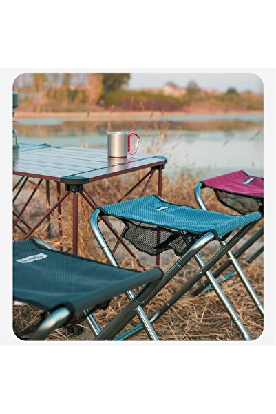 erorex Camping Folding Stool Portable Compact Chair For Fishing Bbq Picnic Outdoors Indoors Kitchen