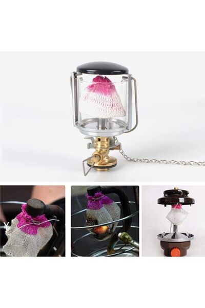 erorex Kerosene Lamp Mantles，Propane Lanterns Mantles Dual Head Camping Gas Lantern Mantles Paraffin