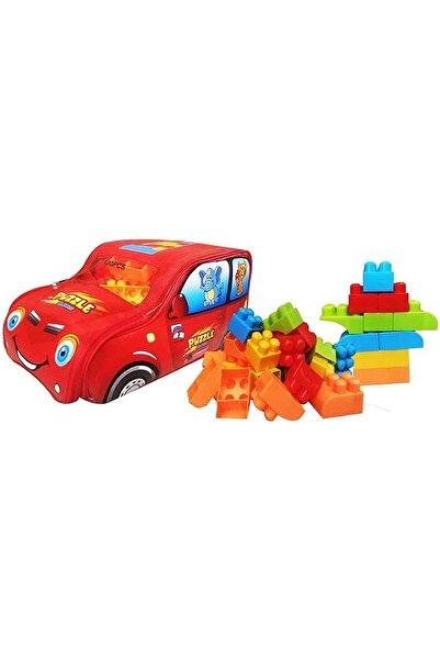 erorex Fun Moment Plastic Mega Blocks Building Red Bag 100Pcs For 3+ Age