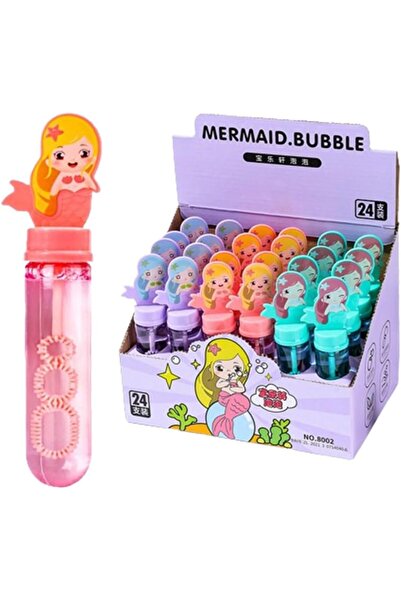 erorex 24Pcs Bubbles Party Favors For Kids Return Gifts For Birthday Mini Toys Bubble Wand (Mermaid)