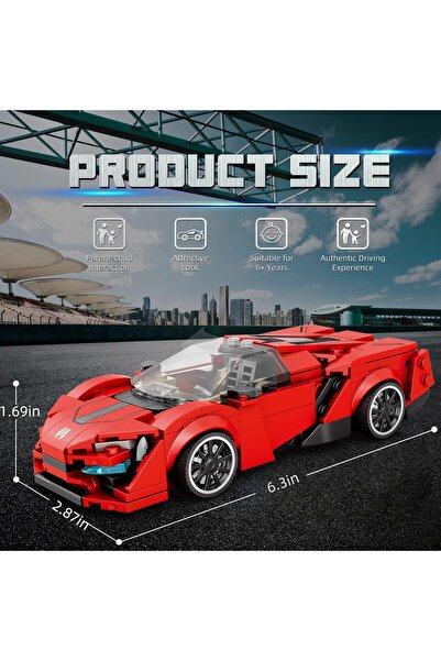 erorex Building Block Cars Building Block Toy Models Building Block Jigsaw Assembly Toys Suitable Children