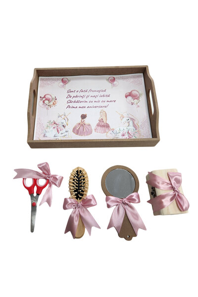 fantasialand Tava mot fete, set 5 piese, Printesa Unicorn