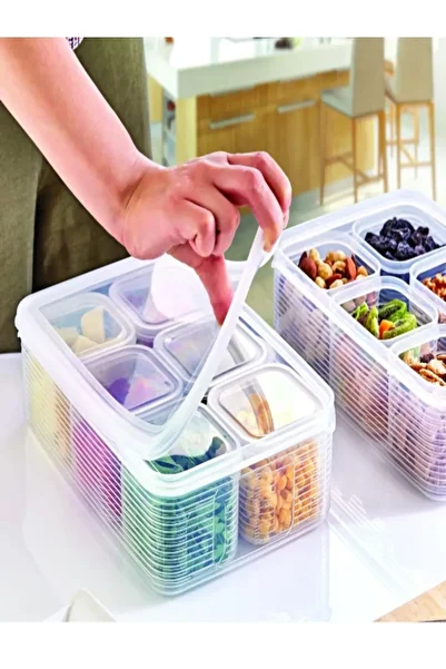 No8 Home Storage Container Line 6+1 Set Royaleks-K147