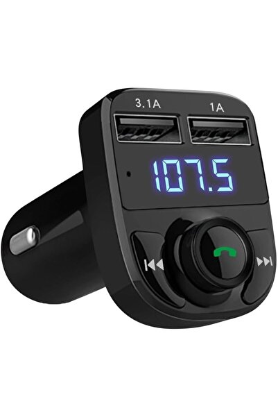 erorex شاحن سيارة للمكالمات بدون استخدام اليدين، جهاز إرسال راديو FM لاسلكي بتقنية البلوتوث وجهاز استقبال موسيقى MP3 ستيريو