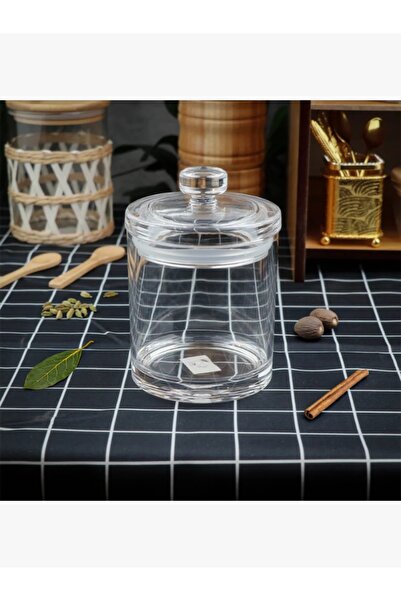 rexa Elegant Storage Box with Lid - Transparent - Round