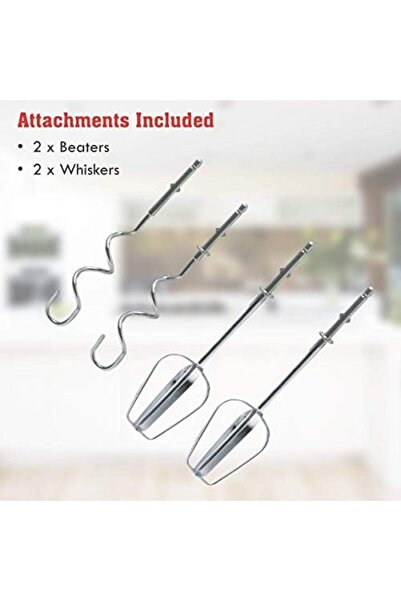 Türkiye Hand Mixer Blender Easy Mix with 7 Speed Control and Detachable Stainless-Steel Beater and