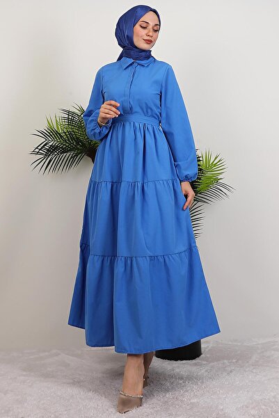 GİYZAMİLA Τυπικό φόρεμα με κουμπιά γιακά