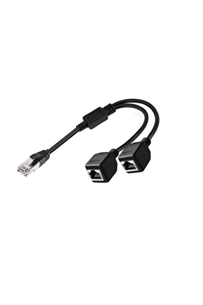 Monte Lua Erkek RJ45 TO 2x Dişi Ethernet Çoklayıcı Splitter Dağıtıcı