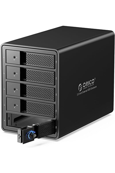 Orico 5 Bay USB 3.0 3.5 inch External Hard Drive Enclosure Support 80TB (5 x 16TB) Aluminum Alloy HD