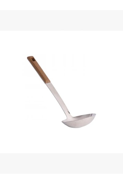 rexa ملعقة دائرية بمقبض خشبي 33.5 سم