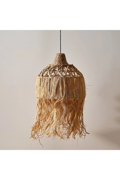 Home Box Belmonte Seagrass Lampshade - 40x35 cm