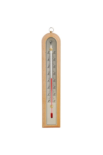 SGTT Wooden thermometer 26 cm for indoor/outdoor use -20ﾰ C + 50ﾰ C