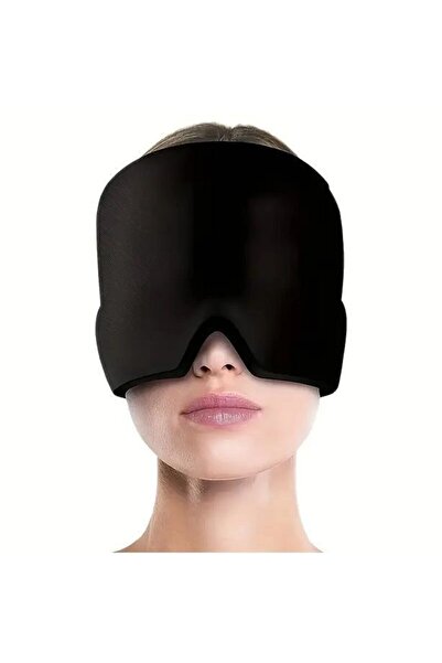 orthohealthmedical Mıgren Ve Baş Ağrısı Giderici Başlığı (Sıcak Ve Soğuk) Kompres Şapkası,buz Paketi Bandajı SİYAH