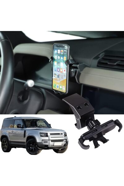 erorex حامل هاتف مناسب لوحدة التحكم المركزية لسيارة لاند روفر ديفندر 110 90 2020-2022 حامل هاتف محمول لاند