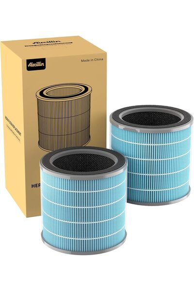 Generic Aircillin AP070A & AP070B Replacement Filters, Activated Carbon HEPA, 2 Pack