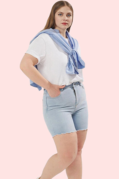 PayBuy شورت دينم نسائي عصري بخصر عالٍ، مقاس قصير، كاجوال، تصميم عصري يومي، شو...