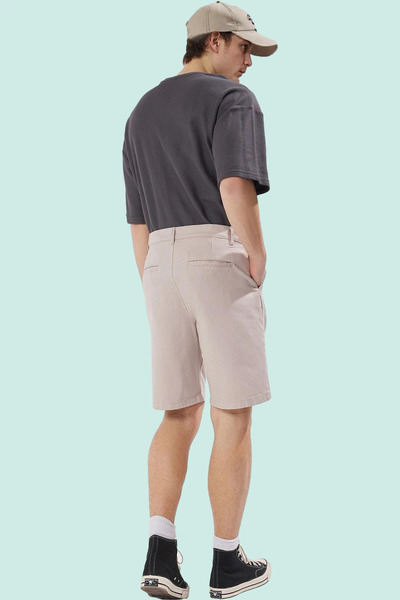 PayBuy Men's Fashion Regular Fit Gabardine Shorts Cotton Weekend Summer Shorts for Daily Use