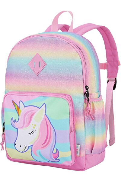 VASCHY حقيبة ظهر للبنات الصغيرات، حقيبة كتب مقاومة للماء لمرحلة ما قبل المدرسة