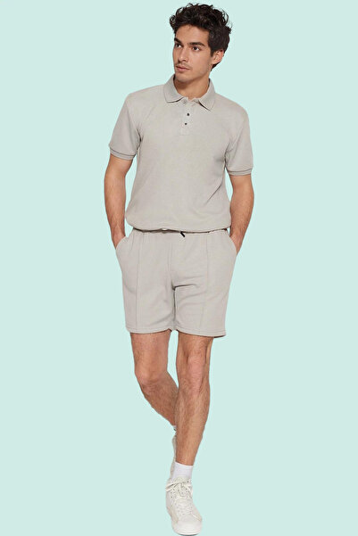 PayBuy Ανδρική μόδα Μεσαίου μήκους φαρδύ σορτς με υφή πικέ Casual καθημερινά καλοκαιρινά στυλ Σαββατοκύριακο Ειδικές περιστάσεις