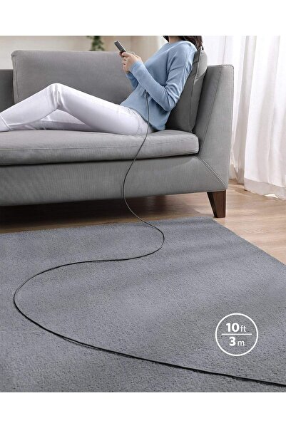 Generic Anker USB-C to USB-C Cable, 10ft, 100W, USB 2.0, Black