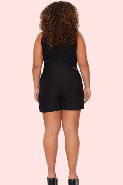 PayBuy Women's Fashion Shorts Skirt High Waist Finike Woven Plain Pattern Casual Combinations Summer Shorts