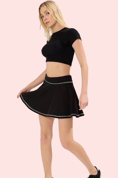 PayBuy Women's Fashion Shorts Skirt Color Block Tight Leg Comfortable Fit Summer Daily Weekend Quality Material
