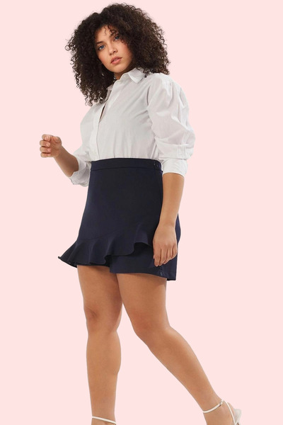 PayBuy Women's Fashion High Waist Wide Leg Shorts Skirt Plain Pattern Short Length Office Chic Summer Shorts