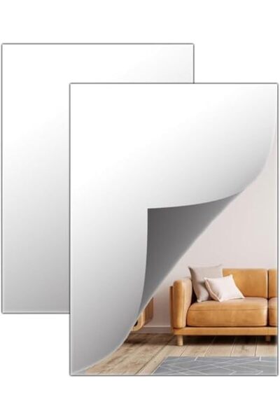 Slasa Adhesive Acrylic Mirrors - 40x30 cm, 3mm Thickness