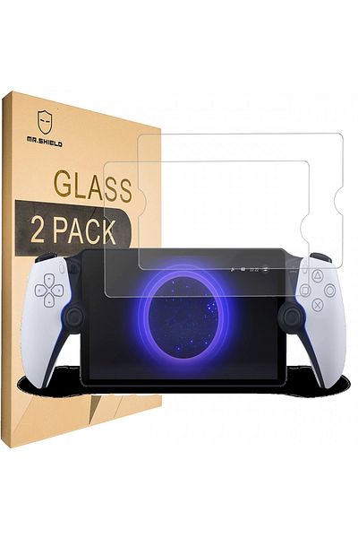 OEM Screen protector compatible with PlayStation Portal Remote Player Pack of 2, 9H hardness, HD transp