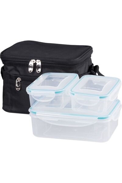 SGTT Insulated bag set with 3 plastic food containers, 2x0.5l and 1.5l
