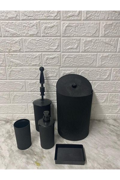 decovien 5 Pcs Acrylic Bathroom Set