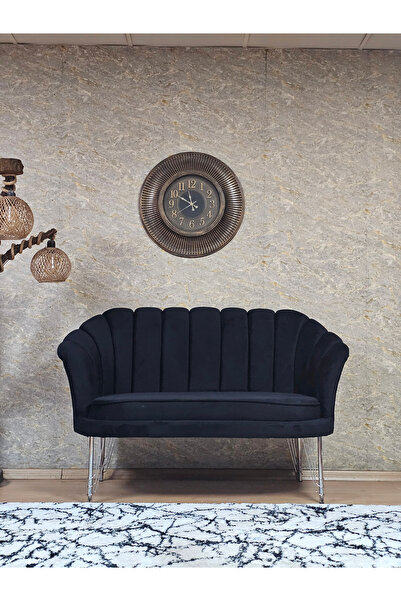 ZAFİR İkili İstiridye Krom Kaplama Telli Ayak Çay Seti Koltuk Tekli Berjer , ...