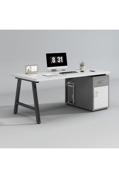 KEKE Executive Office Desk and Multifunction Computer Table 140 CM