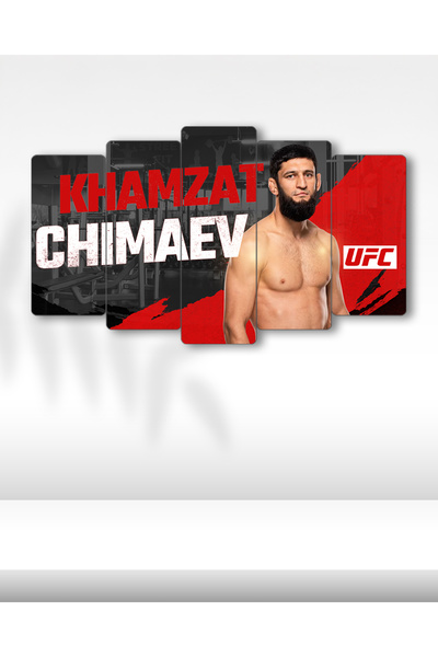 EVLOYA Khamzat Chimaev, UFC - 5 Parçalı Spor Tablo