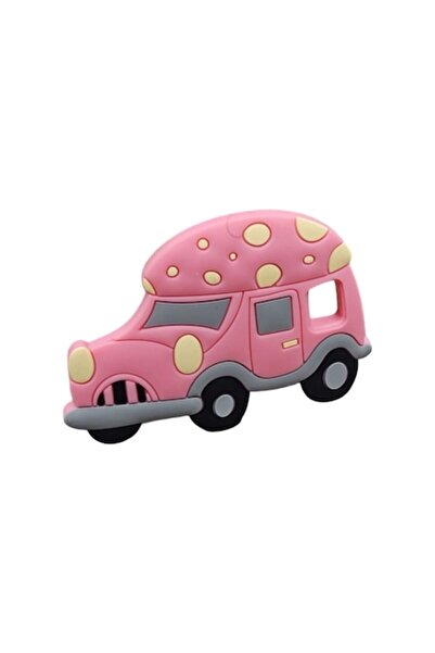 Mixbo Jucărie de dentiție Mixbo pentru bebeluși, silicon, mașină, 9 cm, 3 lun...