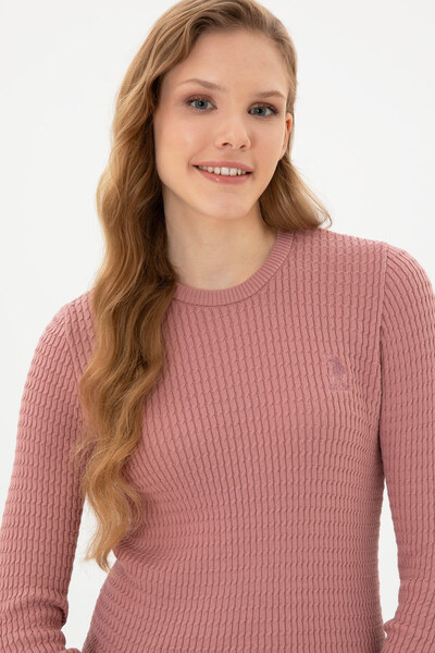 U.S. Polo Assn. Women's Orchid Basic Sweater 50307763-Vr221