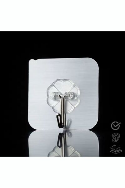 ARVALE 1 Adet Dekoratif Renkli Yapışkanlı Askı – İz Bırakmaz, Güçlü Tutuculuk