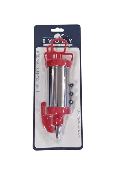 Adana Pasta Malzemeleri مضخة كريمة كروم 4 أسنان PST207