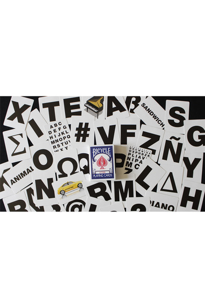 Bicycle Special Letters Blue Playing Cards