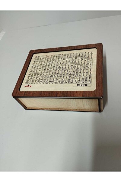 bidünyamadalya Ahşap kumbara Para Biriktirme Hedef Kutusu - Hediyelik Ürünler...