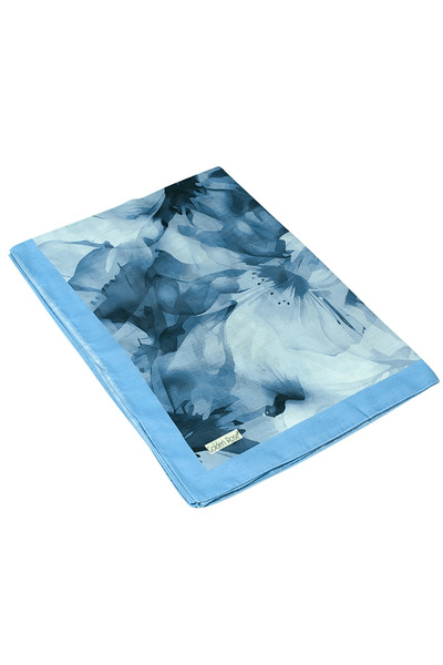 mim eşarp Şal din bumbac moale cu model de flori Ecenur 75x190 cm – Potrivit pentru utilizare în patru anotimpuri