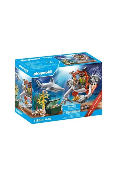 Playmobil Figurine set, Playmobil, Underwater treasure hunt