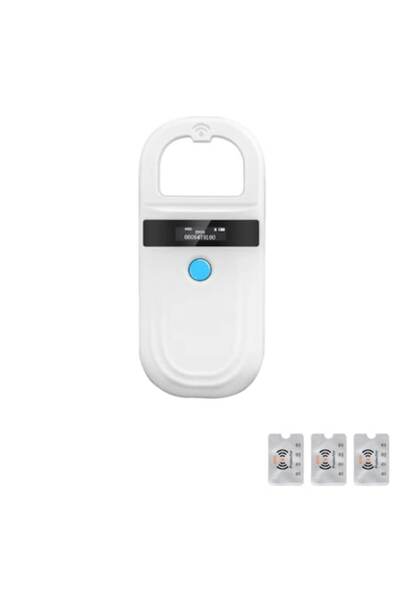 UnderShop Scanner Cipuri RFID Animale, Cititor Microcipuri 134.2kHz 125kHz, Alb, 3 Protectii Rfid