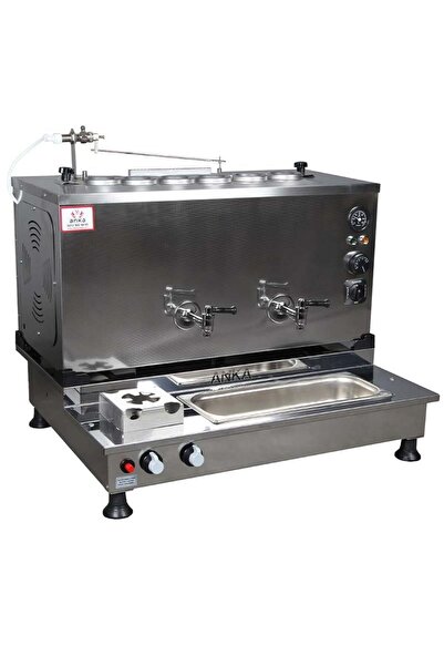 Anka Pro Plus Otomatik Çay Kazanı 6 Demlikli 60 Litre Inox Elektrikli Tüplü