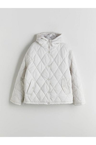 LC Waikiki Hooded Quilted Oversize Women's down Jacket (W5)