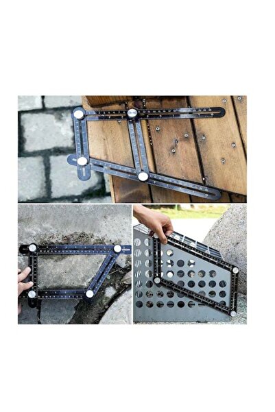 SGTT Foldable metal system for marking holes in ceramic tiles and parquet
