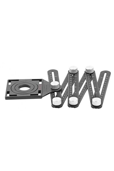 SGTT Foldable metal system for marking holes in ceramic tiles and parquet