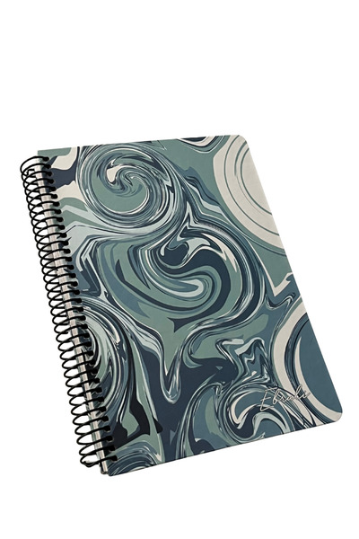 TREND16 غلاف صلب مرصع حلزوني مقاس 17X24 100YP دفتر ملاحظات