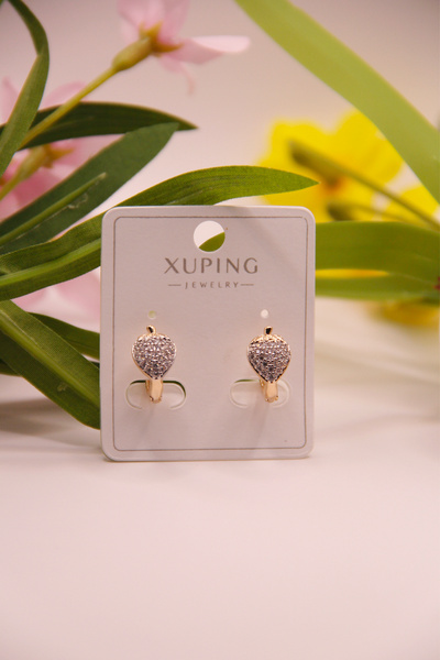 assa accessories Xupi̇ng 316L Steel Gold Plated Earrings Stainless – Tarnish and Water Resistant