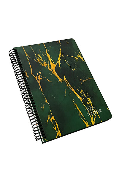 TREND16 Stone Hard Cover Spiral 17X24 Checkered 96Yp Notebook